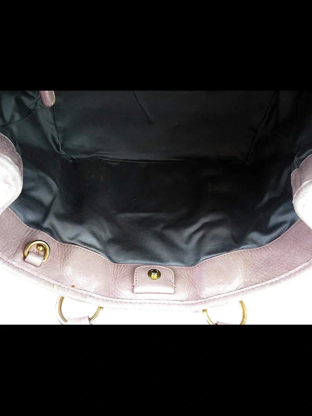 Miu Miu Taupe Leather Top-Handle Tote